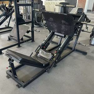 Machine d'entraînement de musculation professionnelle pour salle de sport, équipement de fitness à charge de poids, <span class=keywords><strong>presse</strong></span> à jambes linéaire rechargée - Product Image 3