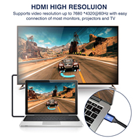 Câble HDMI plaqué or 8K 1m 1.5m 2m 3m 5m 10m 15m 20m 3D 1080P