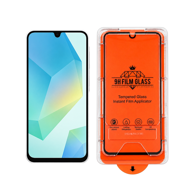 9h Tempered Glass Screen Protector for Samsung A17 0.33mm Thick Scratch-resistant Hd