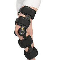 Attelle de genou médicale articulée réglable, orthèse de soutien orthopédique pour le contrôle de l'amplitude de mouvement (ROM), immobilisateur post-opératoire pour la récupération des fractures et des lésions du LCA