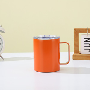 Cross-border <b>Hot</b>-selling 14oz Portable High-value 304 Stainless Steel Insulated Mug With Handle For Office Use - Product Image 4