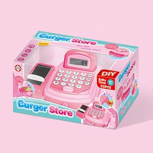 Juego de <span class=keywords><strong>caja</strong></span> <span class=keywords><strong>registradora</strong></span> de juguete de supermercado de simulación de lujo divertido <span class=keywords><strong>para</strong></span> <span class=keywords><strong>niñas</strong></span> - Product Image 1