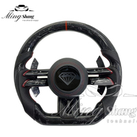 Volant en fibre de carbone pour Mercedes Benz A35 A45 C63 C43 E53 E63 G63 G500 G55 S63 GLE63 GLA45 W223 W213 W205 W204