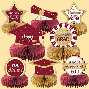 Décorations <span class=keywords><strong>de</strong></span> fête <span class=keywords><strong>de</strong></span> remise <span class=keywords><strong>de</strong></span> diplôme HAWIN, décorations <span class=keywords><strong>de</strong></span> <span class=keywords><strong>Table</strong></span> <span class=keywords><strong>de</strong></span> remise <span class=keywords><strong>de</strong></span> diplôme, centres <span class=keywords><strong>de</strong></span> <span class=keywords><strong>Table</strong></span> en nid d'abeille - Product Image 6