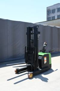 ヘリ ELES-20RE 電動リーチトラック 2トン フォークリフト スタッカー 25M 5M リフト高さ プラットフォーム付き ACモーター 倉庫用セルフリフティングスタッカー - Product Image 4