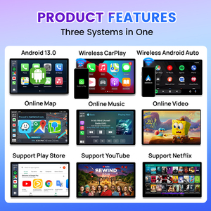 Phổ carlinkit Carplay voiture 4G 64GB Tbox S2 6115 trò chơi video ai TV Box xe chơi không dây <span class=keywords><strong>Android</strong></span> Auto Dongle cho Apple - Product Image 6