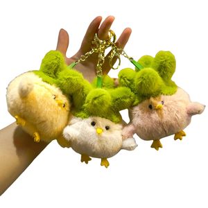 Jouet animal <span class=keywords><strong>en</strong></span> peluche doux mignon Poupée de poulet Porte-clés légume <span class=keywords><strong>vert</strong></span> Chou Jouets <span class=keywords><strong>en</strong></span> peluche <span class=keywords><strong>Sac</strong></span> Pendentif <span class=keywords><strong>en</strong></span> peluche Porte-clés poulet <span class=keywords><strong>en</strong></span> peluche - Product Image 1