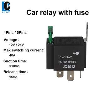 30A 4-контактное автомобильное реле <span class=keywords><strong>12V</strong></span>/24V с предохранителем лезвия - Product Image 2