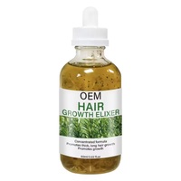 Élixir Tonique Capillaire Anti-Chute OEM Huile de Romarin Croissance des Cheveux Mélange Herbal Ricin Menthe Poivrée
