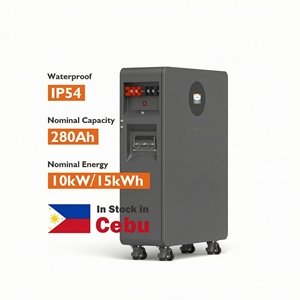 PH 15kWh LiFePO4 Battery 51.2V 300Ah 48V <b>Wall</b>-Mounted Hybrid Home Energy Storage for Solar Panel Systems Cycle 8000+ CAN WiFi - Product Image 1