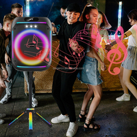 Altavoz Inalámbrico WGY-868, Caixa De Som, Altavoz Portátil Bluetooth para Karaoke y Fiestas al Aire Libre