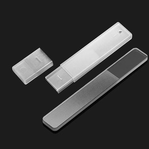 Kit de limage à ongles en verre nano, double face, pour polissage et ponçage, avec boîte d'outils de manucure en cristal - Product Image 5