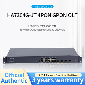HA7304G-JT อุปกรณ์ไฟเบอร์ GPON OLT สำหรับภายในอาคาร 4PON รองรับ FTTx 4 พอร์ต ยอดขายดีที่สุด 2.5G 1:128 4 พอร์ต 1AC รองรับ ONT ได้ 512 ตัว - Product Image 4