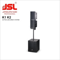 Système de sonorisation actif JSL K1K2 avec caisson de basses de 12 pouces pour scène de concert