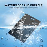 Nouveau design, localisateur anti-perte intelligent en plastique ultra-fin de 1,8 mm, rechargeable, pour portefeuille, animal de compagnie, GPS tracker, étanche IPX6, compatible Apple Find