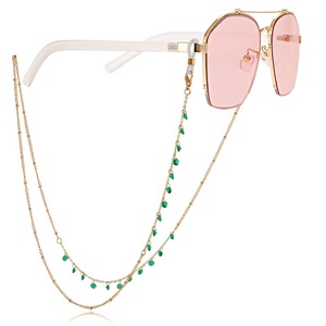 Cadena de Metal Colorida con Piedras Trituradas, Cadena para Sujetar Gafas, Collar de Moda para Mujer - Product Image 4