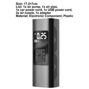 Wenzhou 12V petite pompe électrique de pompage gonflable pour pneu pompe à air de voiture avec câble - Product Image 3