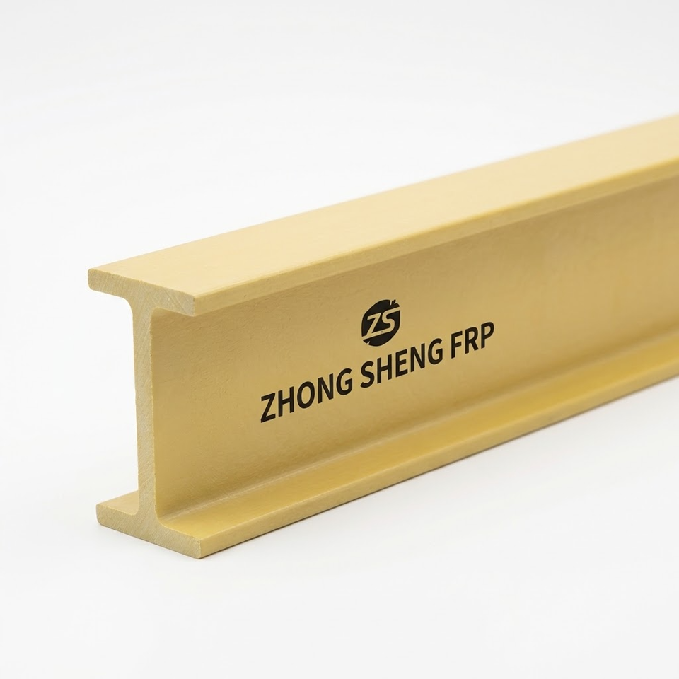 Fire Retardant Structural Composite Section FRP Pultrusion H Beam for ...