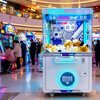 Machine de jeu à grue à monnayeur en métal, machine de jeu à cadeaux, facile à utiliser et à entretenir, garantie 1 an