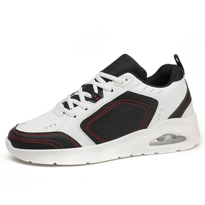 Zapatillas Deportivas Transpirables de Cuero Sintético con Amortiguación Visible para Absorción de Impactos, Ligeras y Cómodas para Caminar a Diario - Product Image 3