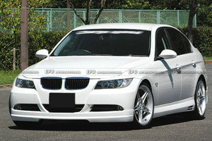 Alerón Delantero Tipo CS para E90 Pre-facelift Sedán/Station Wagon (Para Parachoques Normal) - Fibra de Vidrio, Fácil Instalación, EPR 2005-2008 - Product Image 3