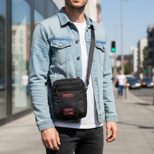 TOUGH 批发涤纶时尚防水拉链运动胸包男士斜挎包现货 - Product Image 2