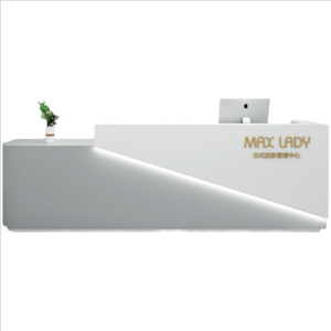 Bancone Reception Moderno di Lusso Personalizzabile, Ecologico e Durevole, Regolabile per Hotel, Saloni di Bellezza, <span class=keywords><strong>Bar</strong></span> e Casse - Product Image 4