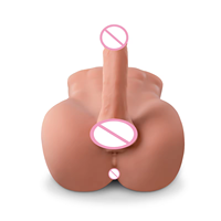 2024 Hochwertiger Realistischer Dildo-Torso Sexspielzeug Männlicher Torso Mit Großem Dildo Sexpuppen Masturbationsgeräte für Erwachsene Frauen oder Schwule