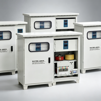 Stabilizer Tegangan Tiga Fasa Tahan Air AVR 220v 380v 415v 3 Fasa Untuk Penggunaan Luar Ruangan 20kva 15kva 10kva 50kva 100kva