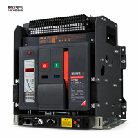 Disjoncteur à boîtier moulé GTW1 1600A 400V AC 3P MCCB avec unité de déclenchement électronique IP42 pour tableaux électriques basse tension