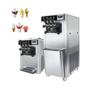 Commercial 3 Flavor Ice Cream Cone Maker Machine Standing Ice Cream Machine for Business - Product Image 2