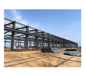 Estructuras de Acero Prefabricadas Modernas y Personalizables para Almacenes, Kits de Estructuras de Acero para Uso Comercial, Industrial y de Centros Comerciales - Product Image 5