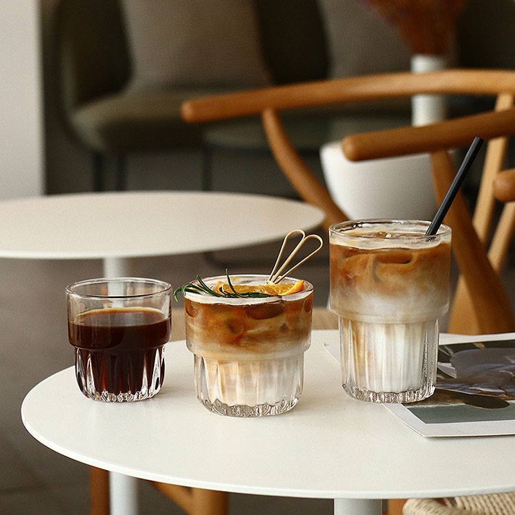 330ml fast delivery support customization crystal glass cup coffee cup