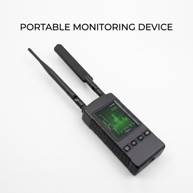 Professional RF Spectrum Analyzer 300MHz-6GHz Wireless Signal Identification Device Remote Control Water Resistant Real-time