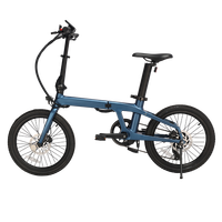 Vélo électrique pliable X3 en fibre de carbone, batterie au lithium 36V 350W, 7 vitesses, batterie amovible, léger, pour les trajets urbains