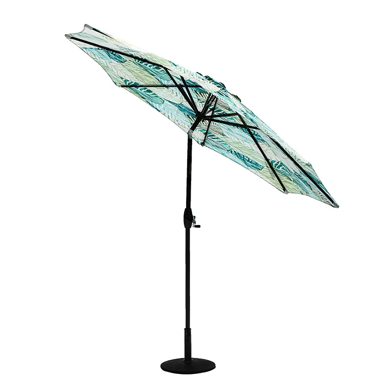 일요일 양산 우산 바닷가 양산 정원 우산 옥외 가구 9ft 방수 방풍 주문을 받아서 만들어진 색깔 OEM ODM