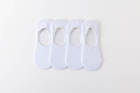 Bambou naturel Logo personnalisé Chaussettes antibactériennes invisibles pour femmes Chaussettes en silicone souple Talon sans couture Options de taille d'orteil