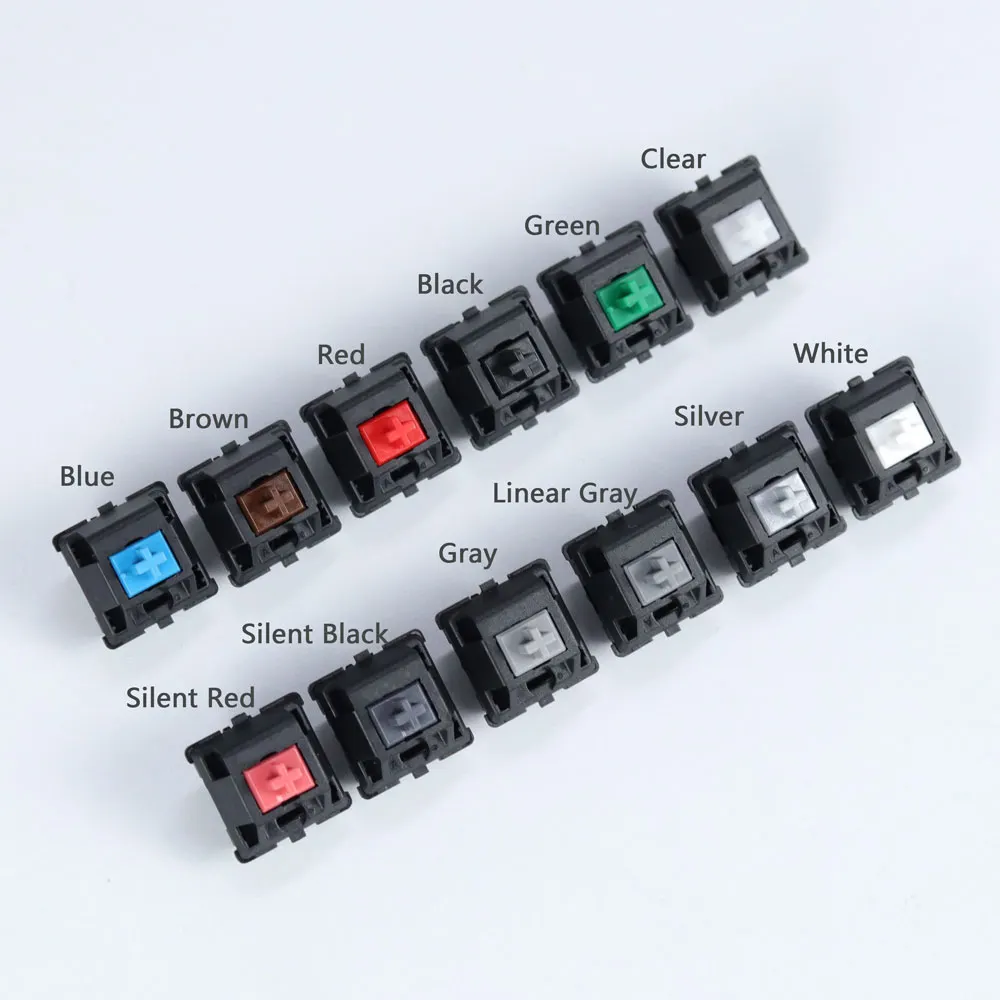 custom cherry mx mechanical black brown blue red switch tester keyboard switches for gaming keyboards test key hot swap