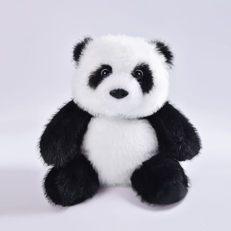 Customizable Panda Plush Toy Wholesale Soft Stuffed Animal PP Cotton Comforter ODM for Gift Stores Premium Plush Doll Supplier