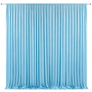 Maßgefertigte Bunte Milchseide Hintergrundvorhänge Mehrfarbige Doppelfalten-Kulisse Vorhang für Hochzeitsdekoration Party Event - Product Image 3