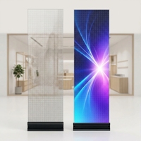 Écran LED transparent, mur vidéo, pas de pixel 3,91 mm pour salle d'exposition de détail