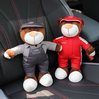 Peluches d'ours pour motards, ours en peluche personnalisés avec logo pour les cadeaux promotionnels des concessionnaires 4S