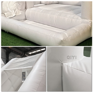 Kids White Moon Inflatable Moonwalk Water <strong>Jumper</strong> Bouncer Bouncy Castle Jumping Commercial Bounce House Party Rentals - Product Image 3
