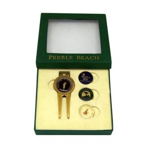 Juego de Golf de Metal Personalizado en Oferta, Marcador de Pelota Magnético con Forma de Horquilla de Golf - Product Image 2