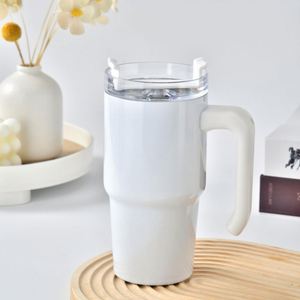 Gobelet isotherme en acier inoxydable de 20 oz avec poignée amovible pour sublimation, idéal pour les étudiants et les voyages – Expédié depuis notre entrepôt aux États-Unis - Product Image 1