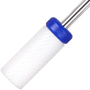 Professional 3/32" Shank Size - Flat Top Small Barrel White Ceramic Bit - <b>Nail</b> Drill Bit for Dremel Machine - Product Image 4