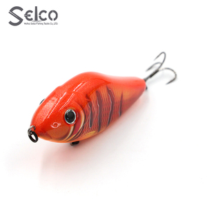 Selco 25g 80mm ABS chìm Crank lure <span class=keywords><strong>Buster</strong></span> jerk câu cá Pike mồi cho sông & hồ bền nhân tạo cứng mồi với móc - Product Image 6