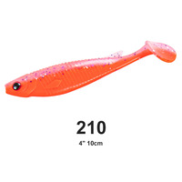 NOEBY Shad – Leurre Souple avec queue en T, appât artificiel idéal pour la pêche au bar, 10CM