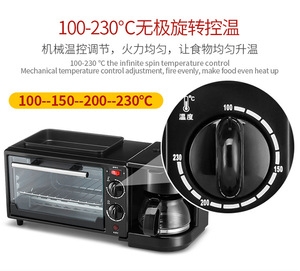 Hot <strong>Sale</strong> Electric 3 in 1 Breakfast Machine with Frying Pan for Outdoor &amp; Household Use - Product Image 2