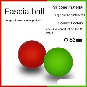 Bola pijat relaksasi kaki Yoga Logo cetak kustom untuk bola pijat kaki latihan jaringan dalam - Product Image 5